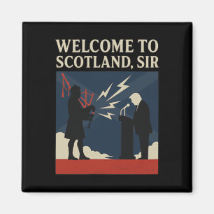Willkommen in Schottland, Sir – Trumps Gpipe-Rede Magnet