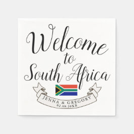 Willkommen in Südafrika | HOCHZEIT IN URLAUBSORT Serviette