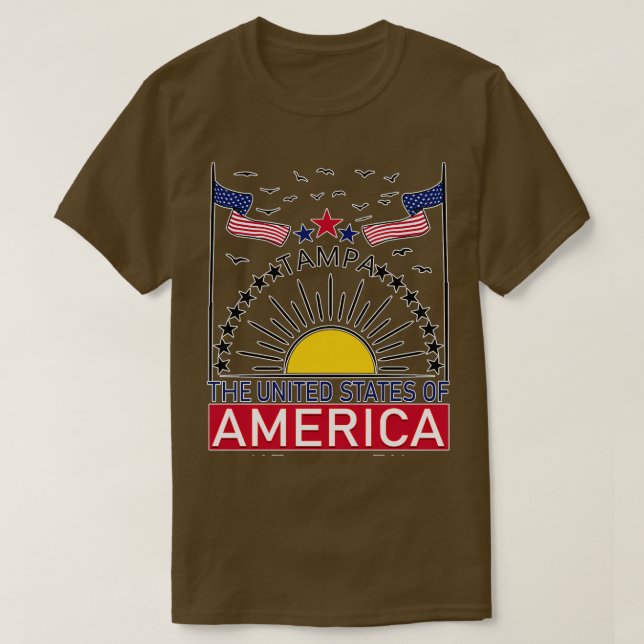 Willkommen in Tampa Willkommen in Florida T-Shirt (Design vorne)