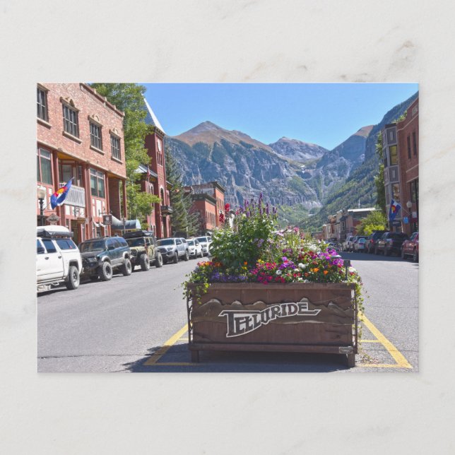 Willkommen in Telluride, Colorado Postkarte (Vorderseite)