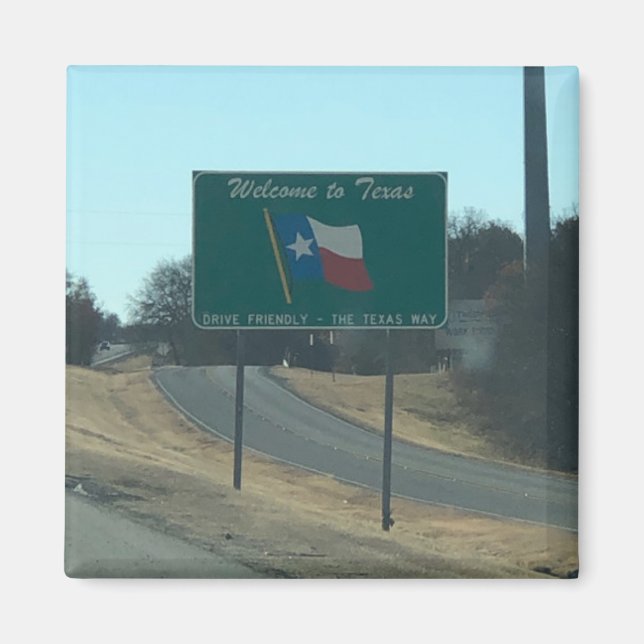 Willkommen in Texas Magnet (Vorne)