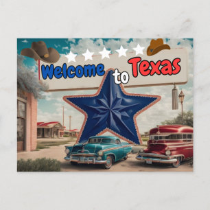 Willkommen in Texas, Postkarte für Postcrossing