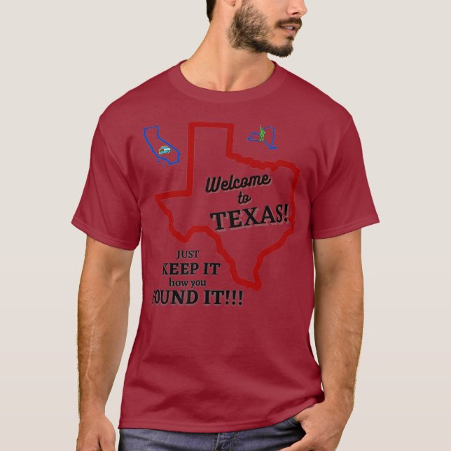 Willkommen in Texas T-Shirt (Vorderseite)