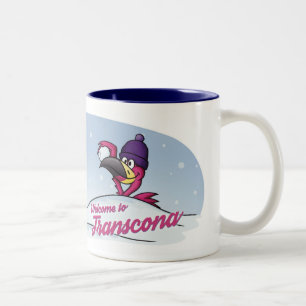 Willkommen in Transcona Zweifarbige Tasse