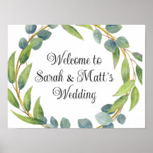 Willkommen in unserem Hochzeitsposter
