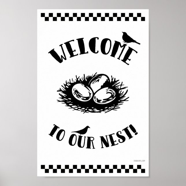WILLKOMMEN IN UNSEREM NEST! POSTER (Vorne)