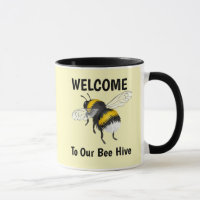 Willkommen in unserer Bienenstock-Tasse