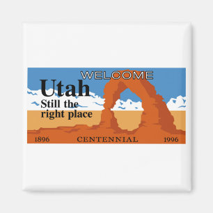 Willkommen in Utah - USA Magnet