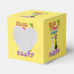 Willkommen in vier Party Geschenkschachtel