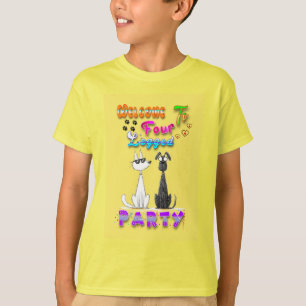 Willkommen in vier Party T-Shirt