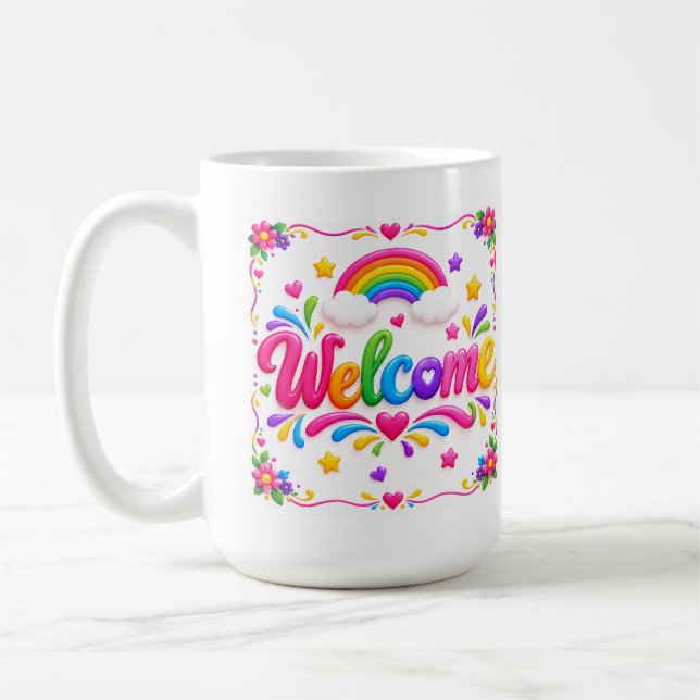 Willkommen  kaffeetasse (Links)