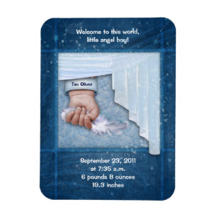 Willkommen kleiner Angel Boy Magnet