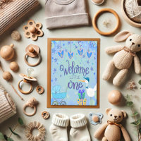 Willkommen Kleiner Baby Junge Whimsical Niedlich