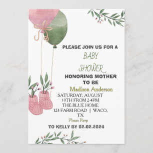 Willkommen Kleines Baby Baby Shower Einladung