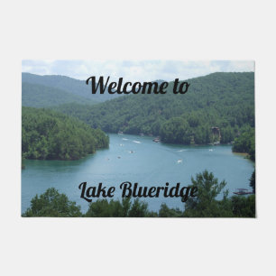 Willkommen Lake Blue Ridge Foto Georgia Fußmatte