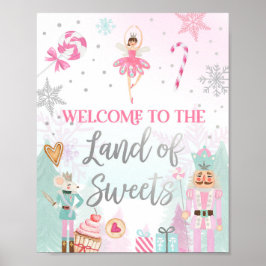 Willkommen Land der Süßigkeiten Nutcracker Balleri Poster
