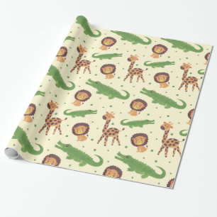 Willkommen nach Afrika Geschenkpapier