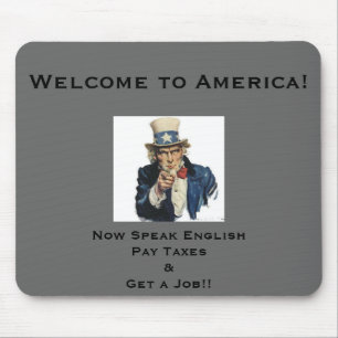 Willkommen nach Amerika! Mousepad