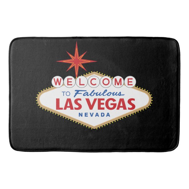 Willkommen nach fabelhaftes Las Vegas, Nevada Badematte (Vorderseite)