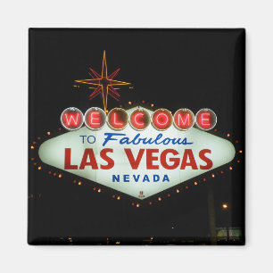 Willkommen nach fabelhaftes Las Vegas - Nevada Magnet