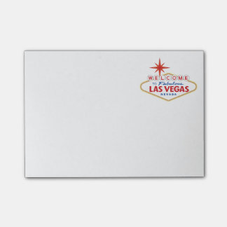 Willkommen nach fabelhaftes Las Vegas, Nevada Post-it Klebezettel