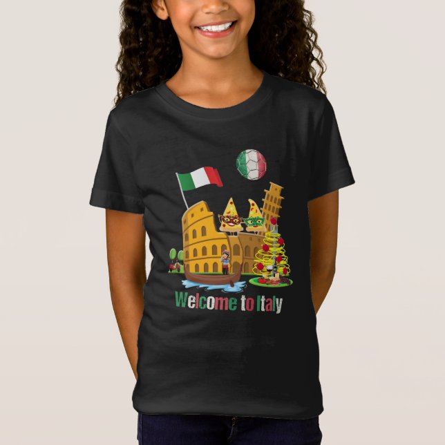 Willkommen nach Italien T-Shirt (Vorderseite)
