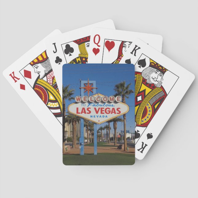 Willkommen nach Las Vegas Spielkarten (Rückseite)