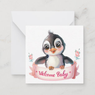 Willkommen Neue Baby-Card Mitteilungskarte