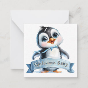 Willkommen Neue Baby-Card Mitteilungskarte