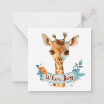 Willkommen Neue Baby-Card