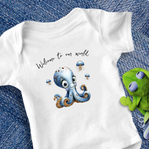 Willkommen, neuer Baby-Oktopus Baby Strampler