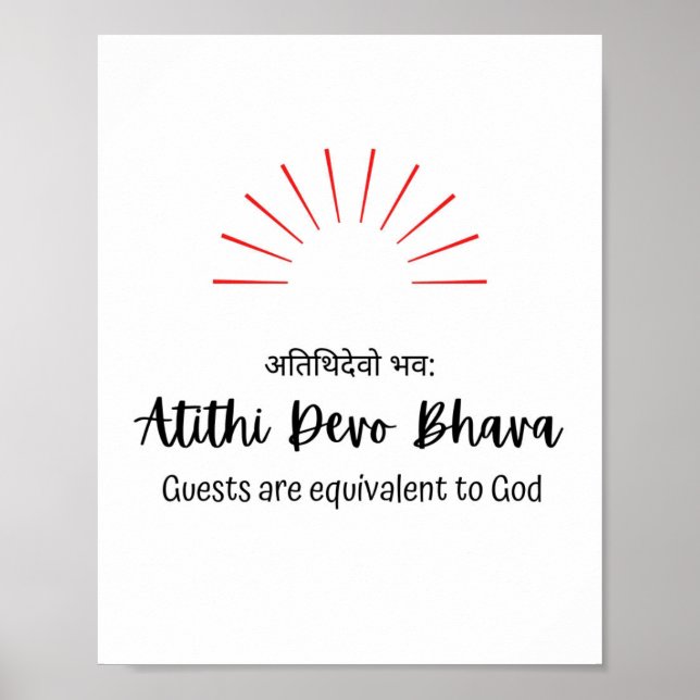 Willkommen Poster (Vorne)