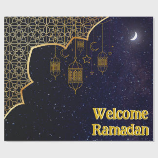 Willkommen Ramadan: Islamisches Design Geschenkpapier