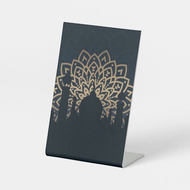 Willkommen Ramadan Sockelschild (Vorderseite)