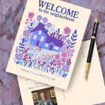 Willkommen Real Anwesen Marketing Bauernhof Blume Postkarte<br><div class="desc">Passen Sie diese echte Anwesen-Marketing-Postkarte mit Ihrem eigenen Text auf der Vorder- und Rückseite an und fügen Sie auch Ihr Foto! Klicken Sie auf "Personalisieren" oben, um den Text zu bearbeiten. Klicken Sie anschließend auf "Bearbeiten mit dem Designwerkzeug", um die Schriftart, Farben und Einstellungen anzupassen. Karo meinen Shop für mehr...</div>