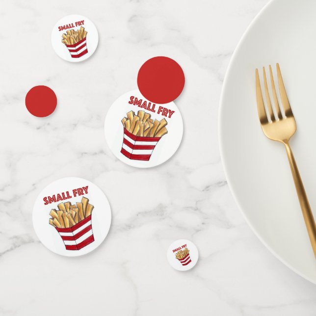 Willkommen Small Fry French Fries New Baby Dusche Konfetti (Gruppe)