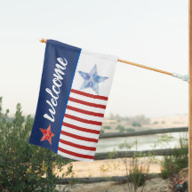WILLKOMMEN, Sterne & Streifen, Patriotische Hausfl