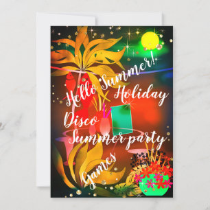 Willkommen ! Strandparty Einladung