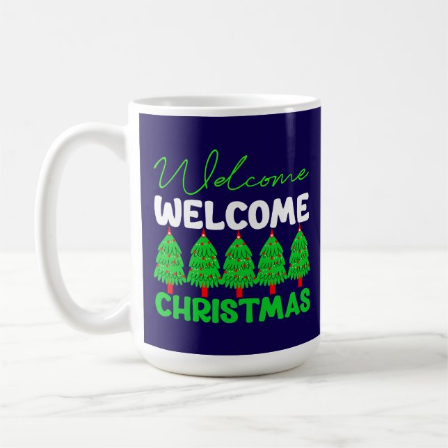 Willkommen Weihnachten-85600 Kaffeetasse (Links)
