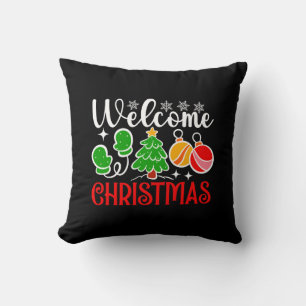 Willkommen Weihnachten Kissen