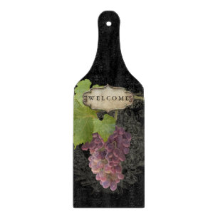Willkommen Weinberg Wein Pinot Noir Trauben Küchen Schneidebrett