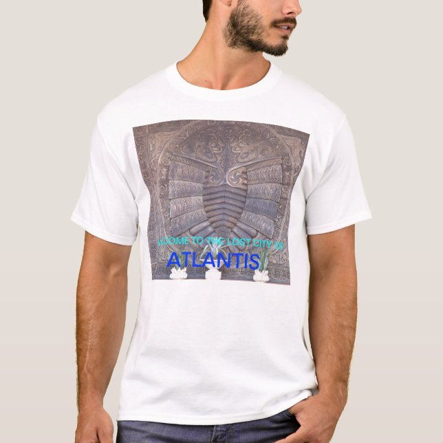 WILLKOMMEN ZU ATLANTIS T-Shirt (Vorderseite)