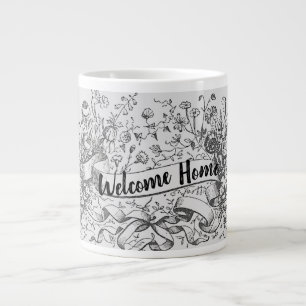 Willkommen Zu Hause Benutzerdefinierter Maklername Jumbo-Tasse