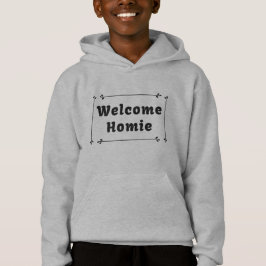 Willkommen zu Hause in Rahmen Hoodie