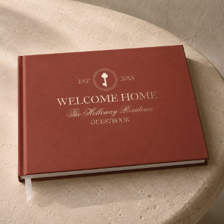 Willkommen Zu Hause Personalisierte Familienreside Gästebuch