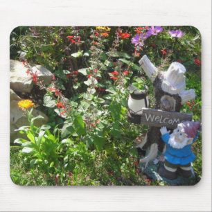 WILLKOMMEN ZU MEINEM GARTEN mousepad