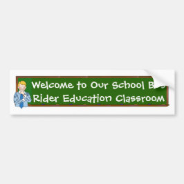 Willkommen zu unserem Schulbus-Reiter… Signage Autoaufkleber