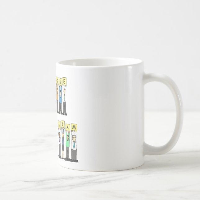 Willkommen zu unserem Team Kaffeetasse (Rechts)