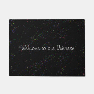 Willkommen zu unserem Universum-Spaß Fußmatte
