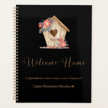 Willkommen Zuhause Realtor in Schwarz